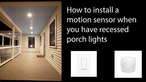 Convert Outdoor Light To Motion Sensor