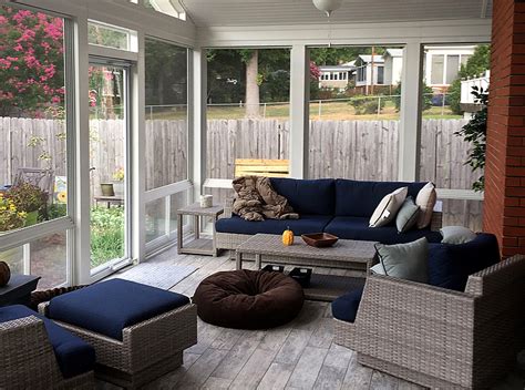 convert patio into screened porch