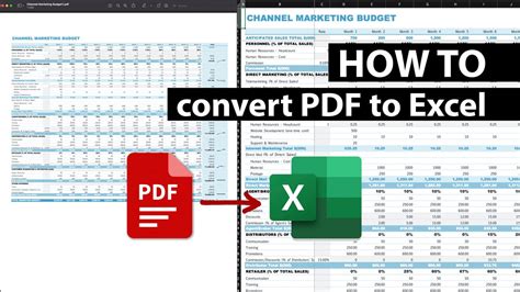 convert pdf to excel keep formatting free