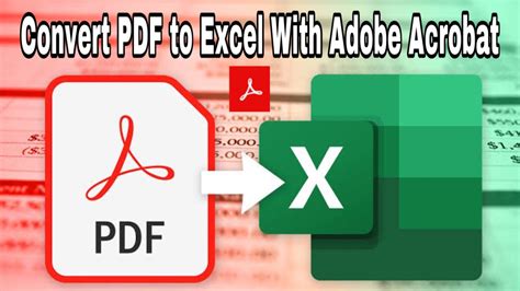 Convert Pdf To Excel With Adobe