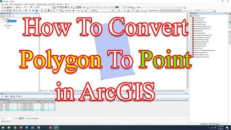 convert points to polygon arcgis