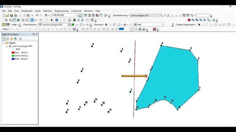convert points to polygon arcgis pro