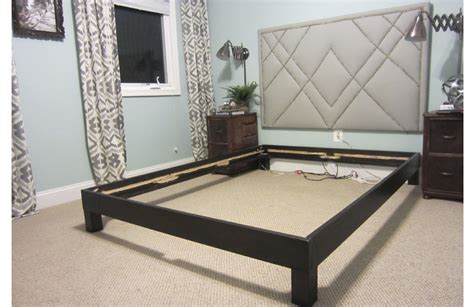 convert regular bed frame to platform bed