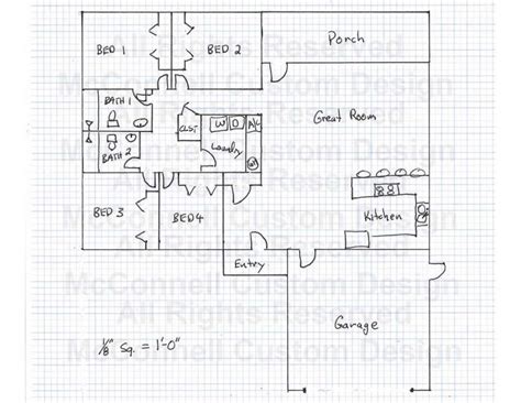 convert sketch floor plan layout to