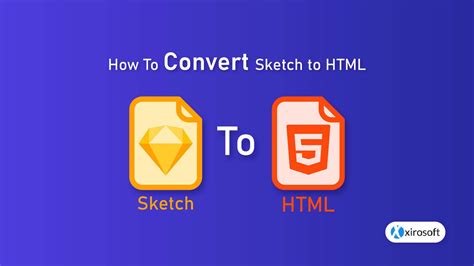 convert sketch to html