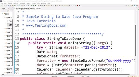 convert string to date without timezone in java