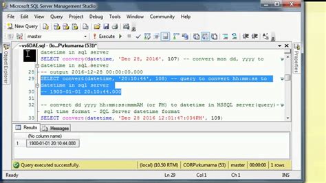 convert string to datetime format in sql server