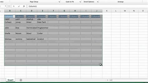 convert table back to text in excel