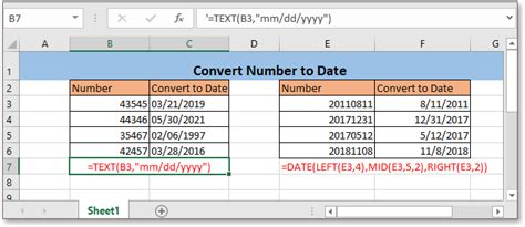 Convert Type Date Excel