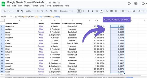 Convert Value Google