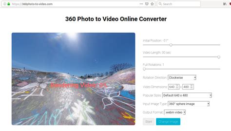 convert video to 360 online