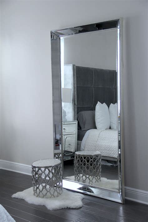 convert wall mirror to floor mirror