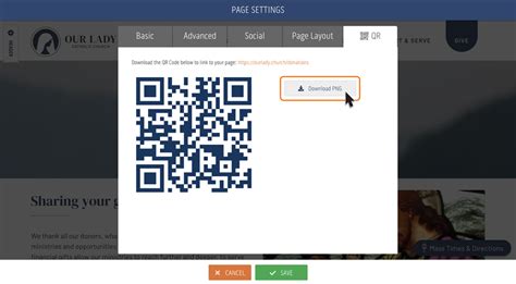 convert web page to qr code