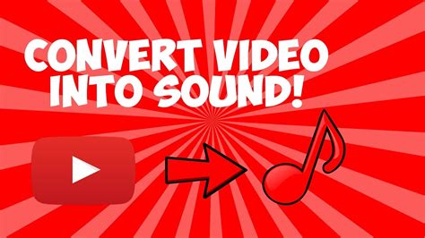 convert youtube video to mp3 sound file
