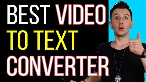 convert youtube video to script