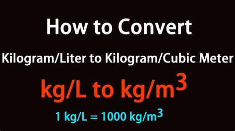 Converter Liter Ke Kilogram