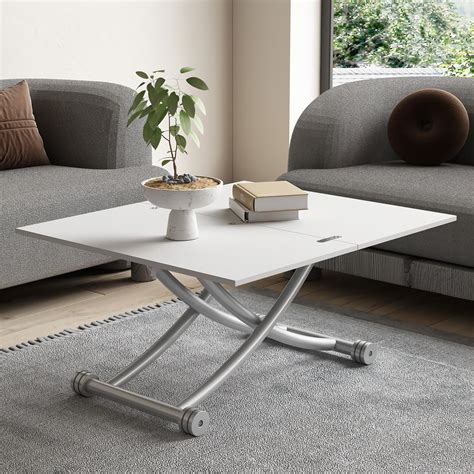 Convertible Coffee Table Dining Table Adjustable Height