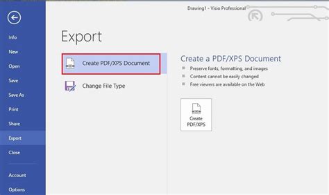 Cómo Convertir Visio A Pdf