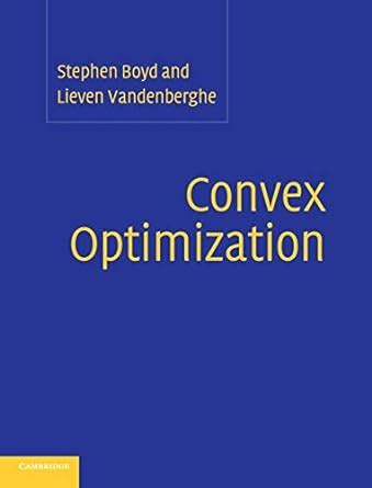 convex optimization boyd amazon