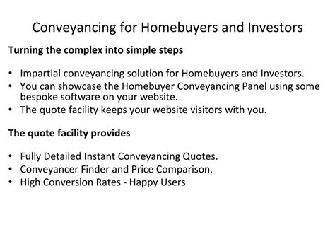 conveyancing quotes comparison