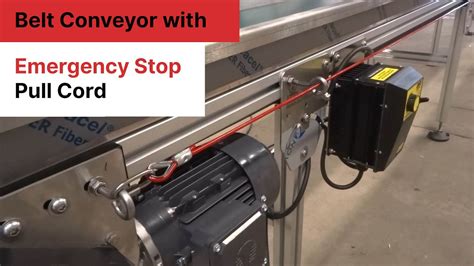 Conveyor Emergency Pull Cord Requirements