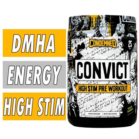 Convict High Stim Pre Workout