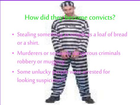 convict meaning in english with example