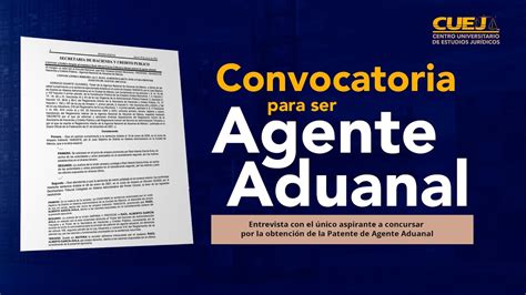 convocatoria de agente aduanal