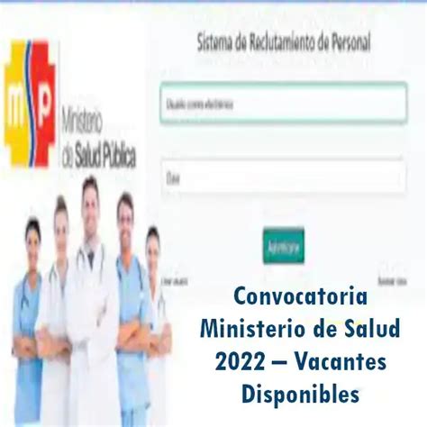 convocatoria ministerio de salud 2024