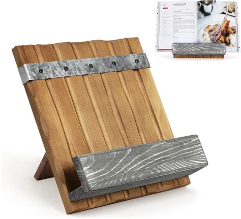 Cookbook Rustic Stand