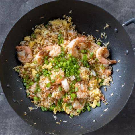 Cooked fried rice
