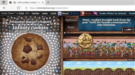 cookie clicker hacked infinity cookies