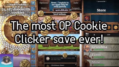 cookie clicker save