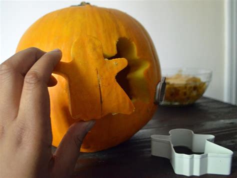 Cookie Cutter Carved Pumpkins