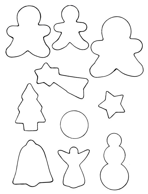 Cookie Cutter Printable Templates