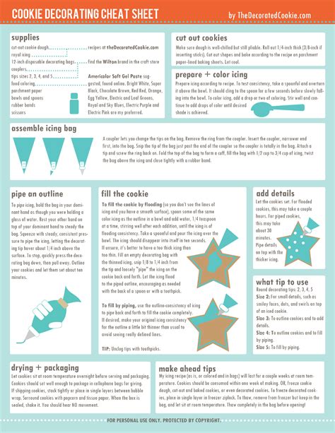 Cookie Decorating Instructions