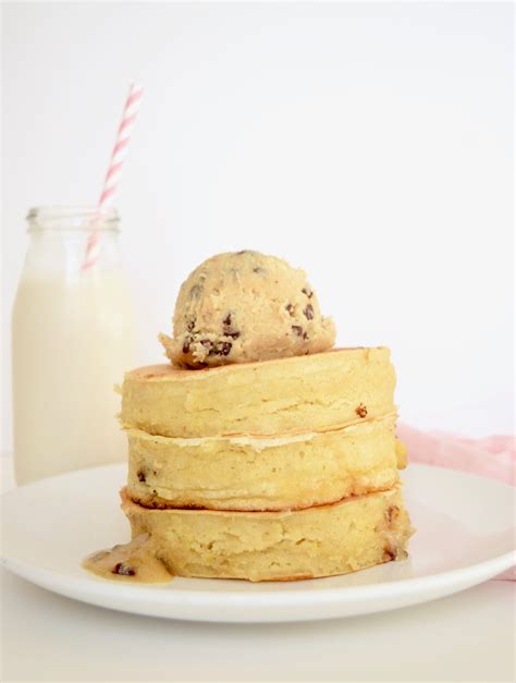 Easy to Make Chocolate Chip Cookie Dough Pancakes