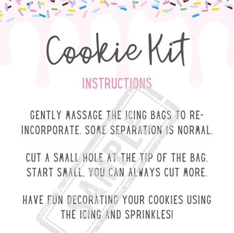 Cookie Frosting Kit