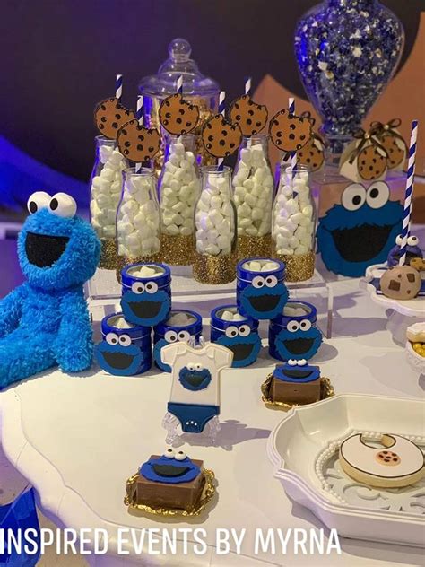 Cookie Monster Baby Shower Theme