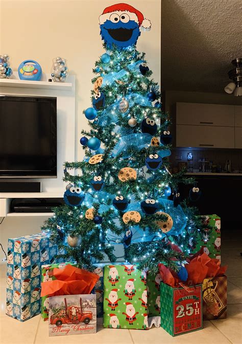 cookie monster christmas tree