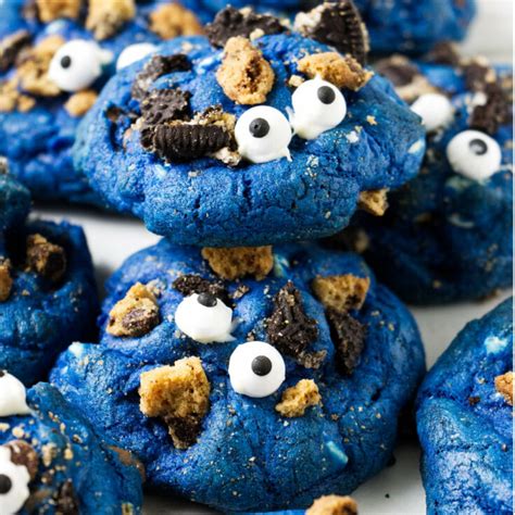 cookie monster cookies recipe blue