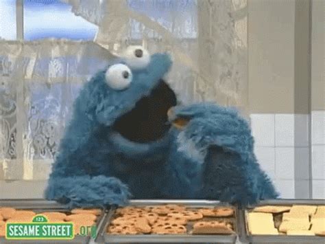 cookie monster eating cookies video