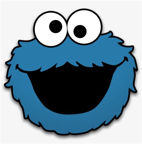 cookie monster face clipart