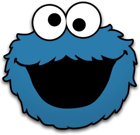 cookie monster face transparent