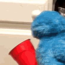 Cookie Monster Gif Drunk
