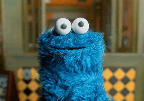 cookie monster gif funny