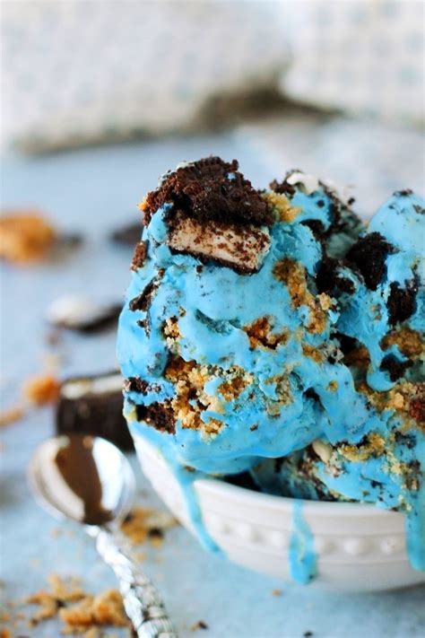 cookie monster ice cream recipe