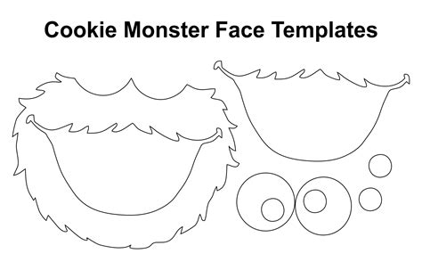 cookie monster template free