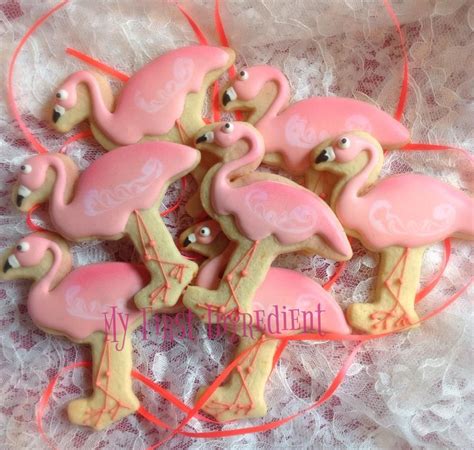 Cookie Pink Flamingos