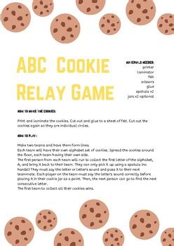 Cookie Relay Game